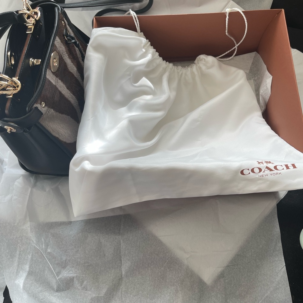 RARE COACH GRAMERCY CALFHAIR MINI SATCHEL - Picture 12 of 15